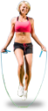 Girl with jumprope